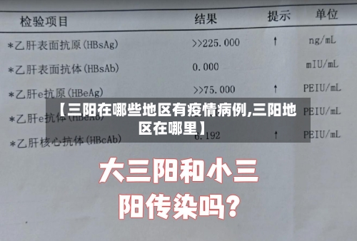 【三阳在哪些地区有疫情病例,三阳地区在哪里】