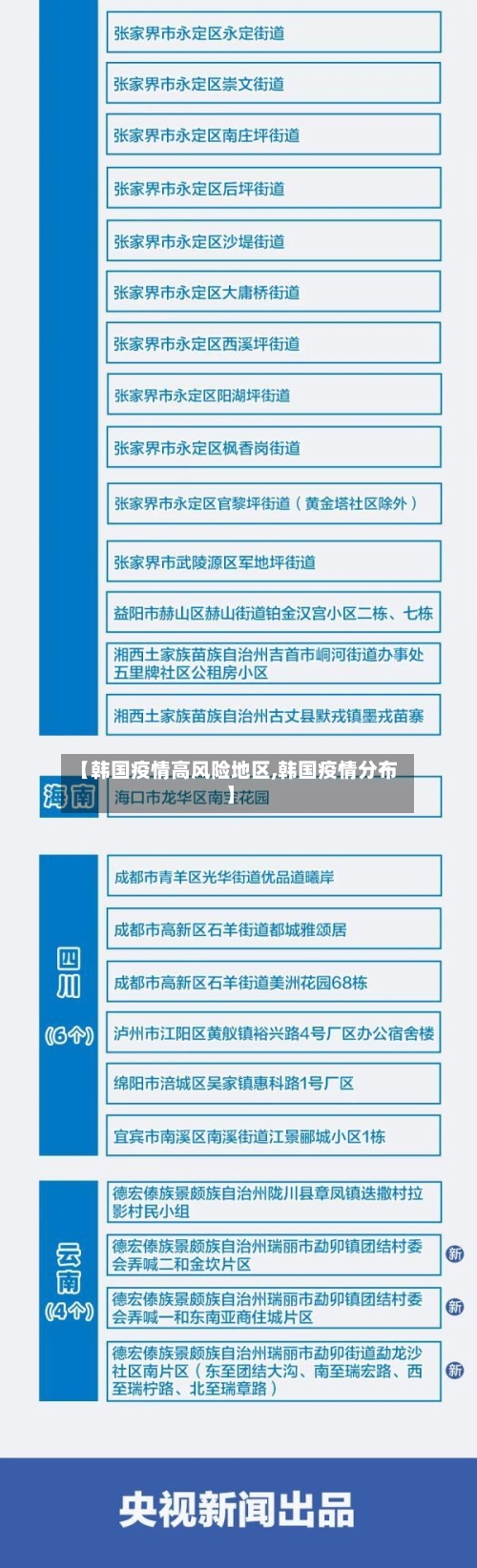 【韩国疫情高风险地区,韩国疫情分布】-第2张图片