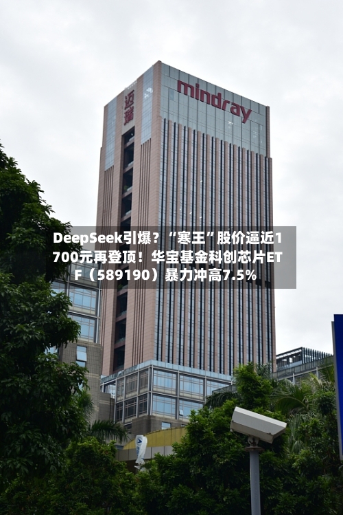 DeepSeek引爆？“寒王”股价逼近1700元再登顶！华宝基金科创芯片ETF（589190）暴力冲高7.5%-第2张图片