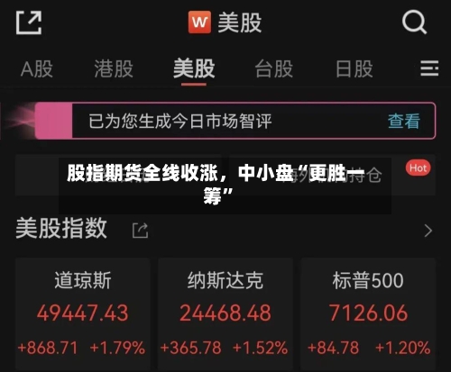 股指期货全线收涨，中小盘“更胜一筹	”-第3张图片
