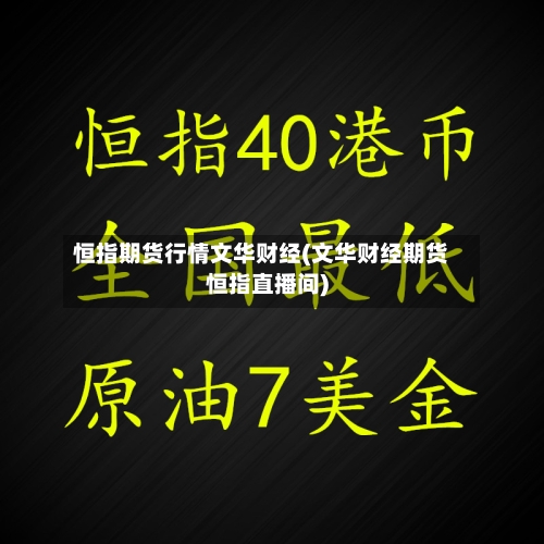 恒指期货行情文华财经(文华财经期货恒指直播间)