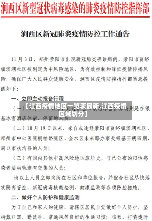 【江西疫情地区一览表最新,江西疫情区域划分】-第2张图片