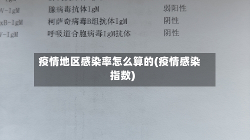 疫情地区感染率怎么算的(疫情感染指数)-第2张图片