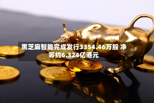 黑芝麻智能完成发行3354.46万股 净筹约6.324亿港元