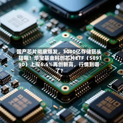 国产芯片彻底爆发，3000亿存储巨头狂飙！华宝基金科创芯片ETF（589190）上探6.5%再创新高，行情到哪了？