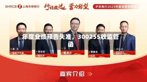 年度业绩预告失准，300255收监管函