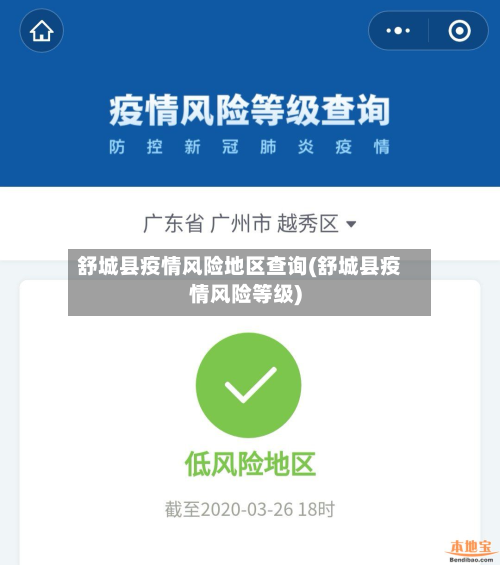 舒城县疫情风险地区查询(舒城县疫情风险等级)