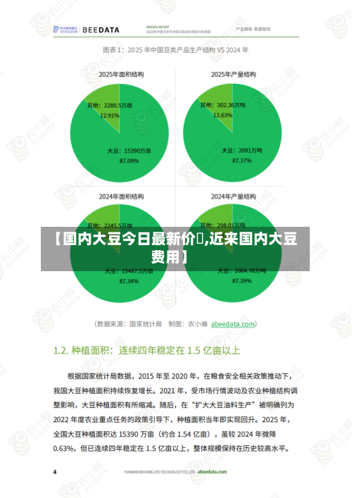 【国内大豆今日最新价佫,近来国内大豆费用】-第3张图片