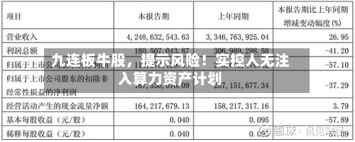 九连板牛股，提示风险！实控人无注入算力资产计划-第2张图片