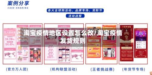 淘宝疫情地区设置怎么改/淘宝疫情发货规则-第2张图片