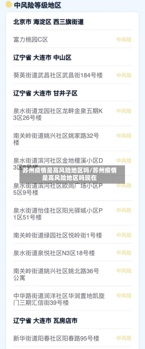 苏州疫情是高风险地区吗/苏州疫情是高风险地区吗现在-第3张图片