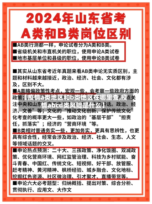 【疫情a类地区和b类地区在哪里查,疫情abcd类风险是什么】