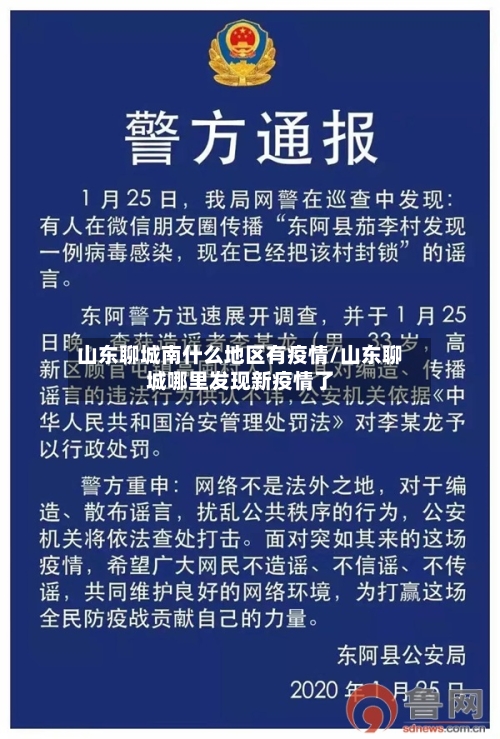 山东聊城南什么地区有疫情/山东聊城哪里发现新疫情了-第2张图片
