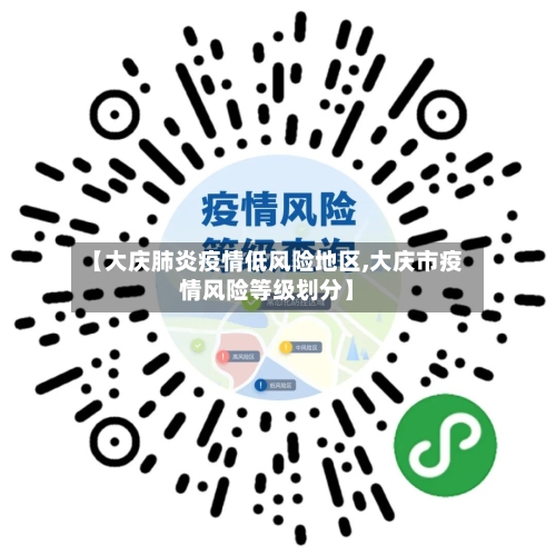 【大庆肺炎疫情低风险地区,大庆市疫情风险等级划分】-第2张图片