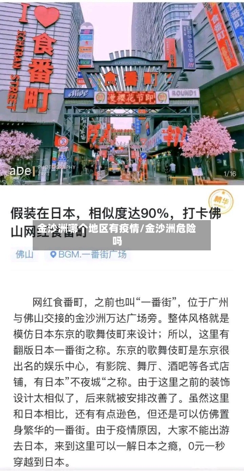 金沙洲哪个地区有疫情/金沙洲危险吗