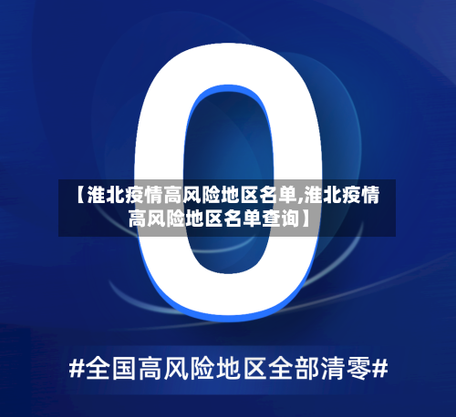 【淮北疫情高风险地区名单,淮北疫情高风险地区名单查询】