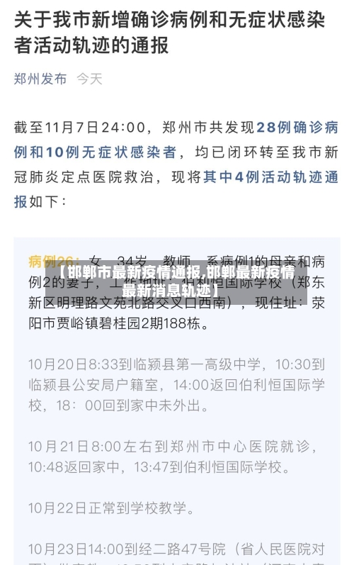 【邯郸市最新疫情通报,邯郸最新疫情最新消息轨迹】-第2张图片
