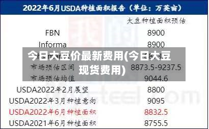 今日大豆价最新费用(今日大豆现货费用)-第2张图片