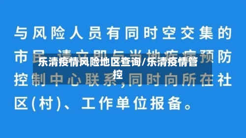 乐清疫情风险地区查询/乐清疫情管控-第2张图片