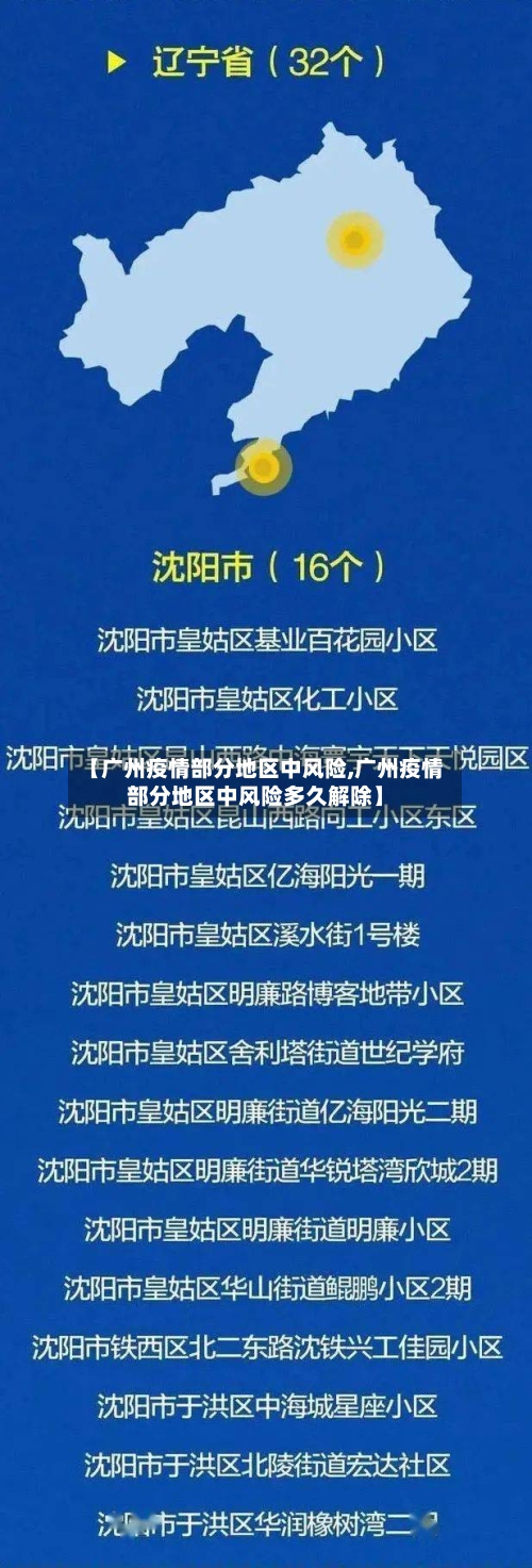 【广州疫情部分地区中风险,广州疫情部分地区中风险多久解除】