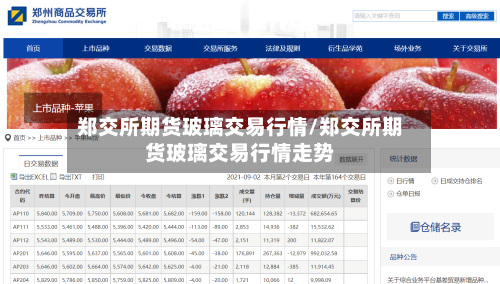 郑交所期货玻璃交易行情/郑交所期货玻璃交易行情走势-第2张图片