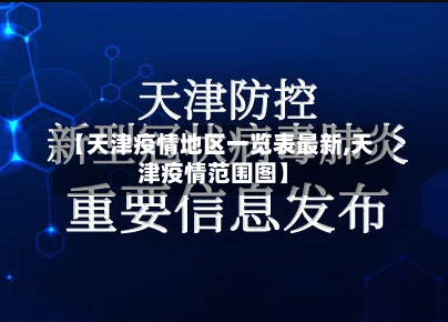 【天津疫情地区一览表最新,天津疫情范围图】